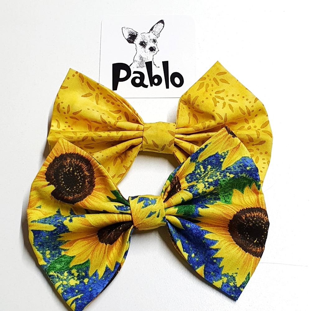 🐶 5 for $15 * Pablo Pet Cotton Bow Ties Set of 2